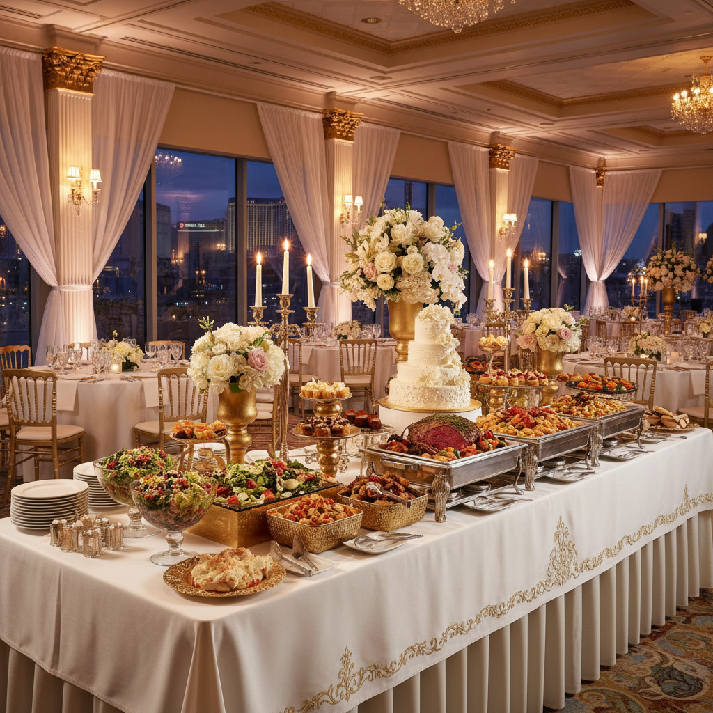 Crafting Your Dream Reception Menu: Catering Options in Las Vegas Packages