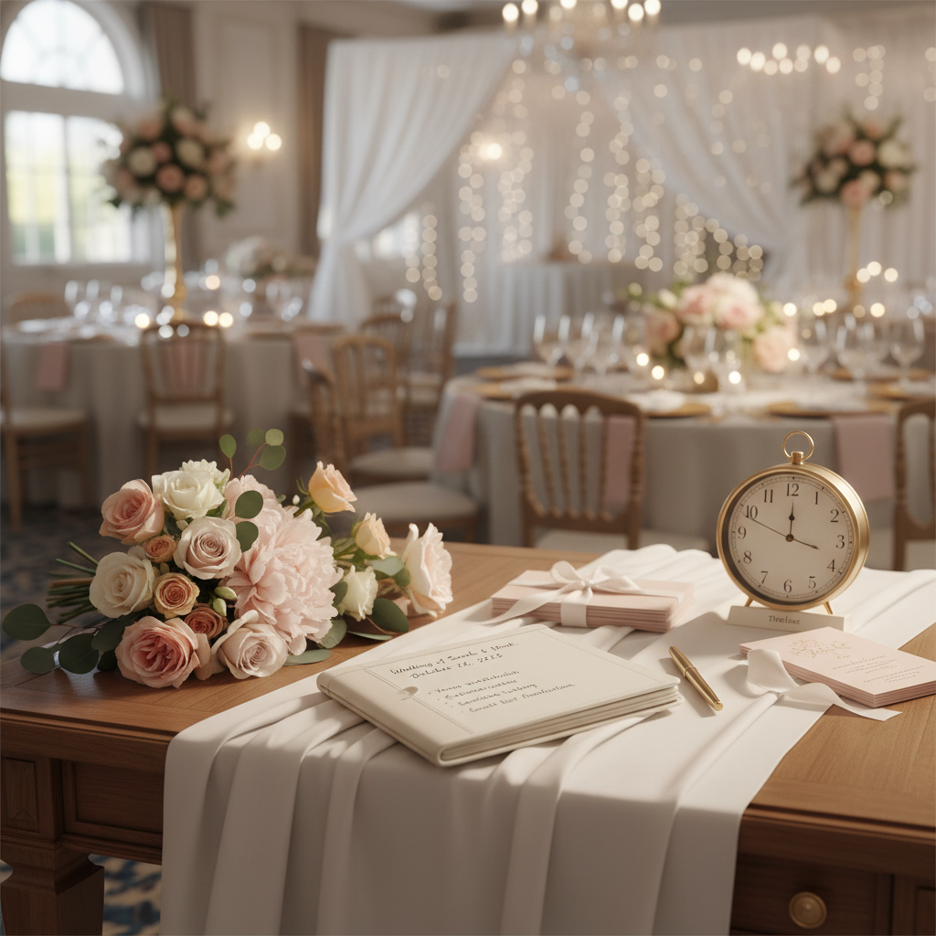 Timeline and Checklist for Your Small Las Vegas Wedding Reception