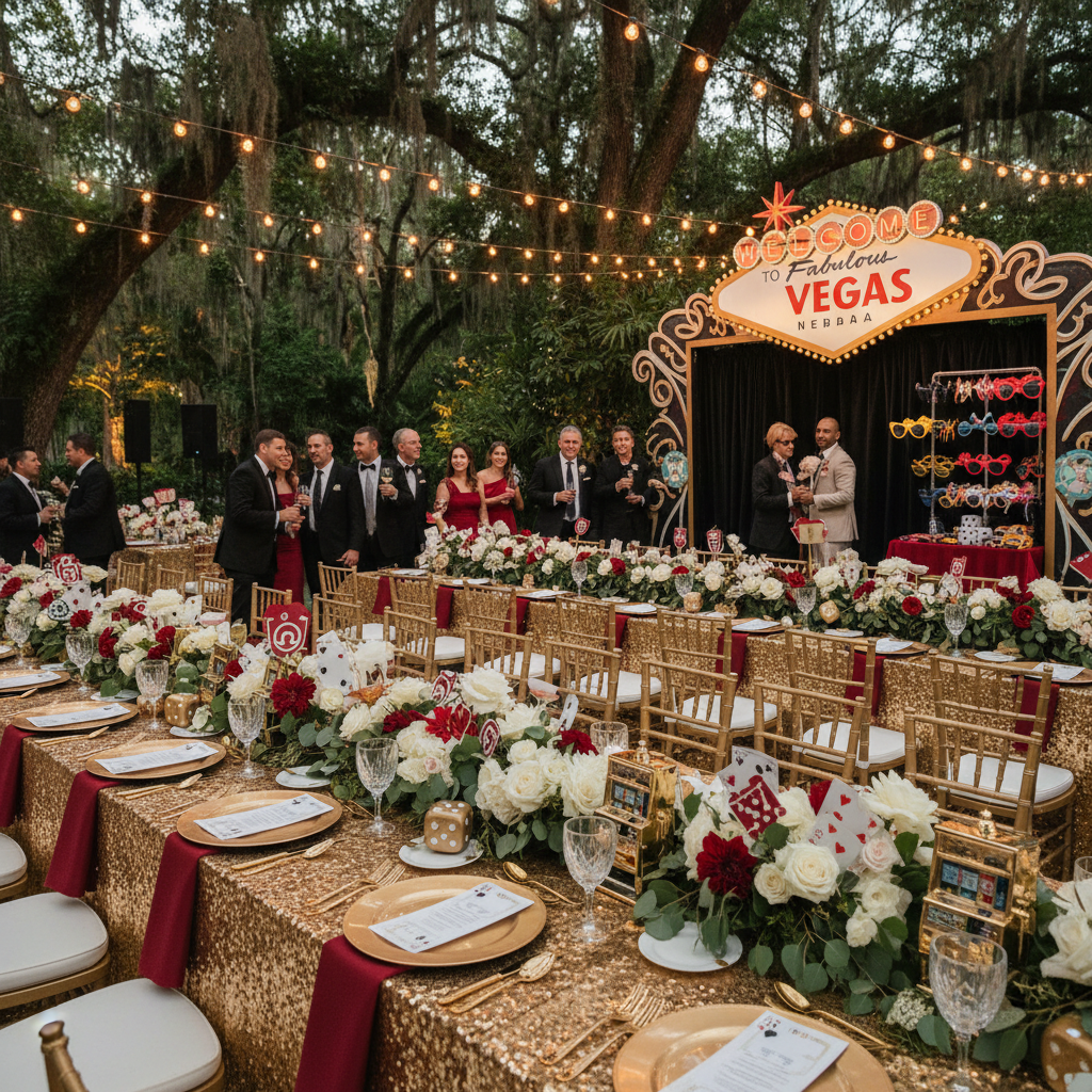 Incorporating Las Vegas Flair into Your Grove Wedding