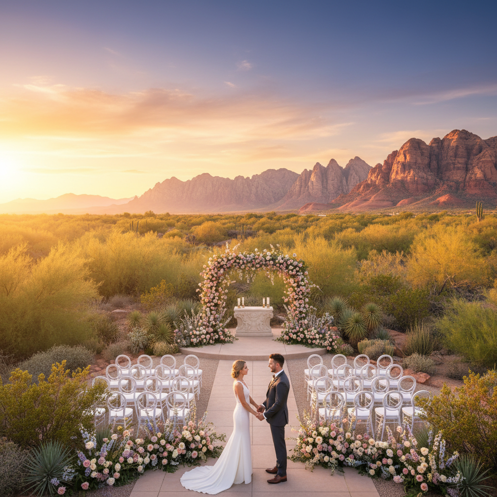 Why Choose an Outdoor Wedding Chapel in Las Vegas?