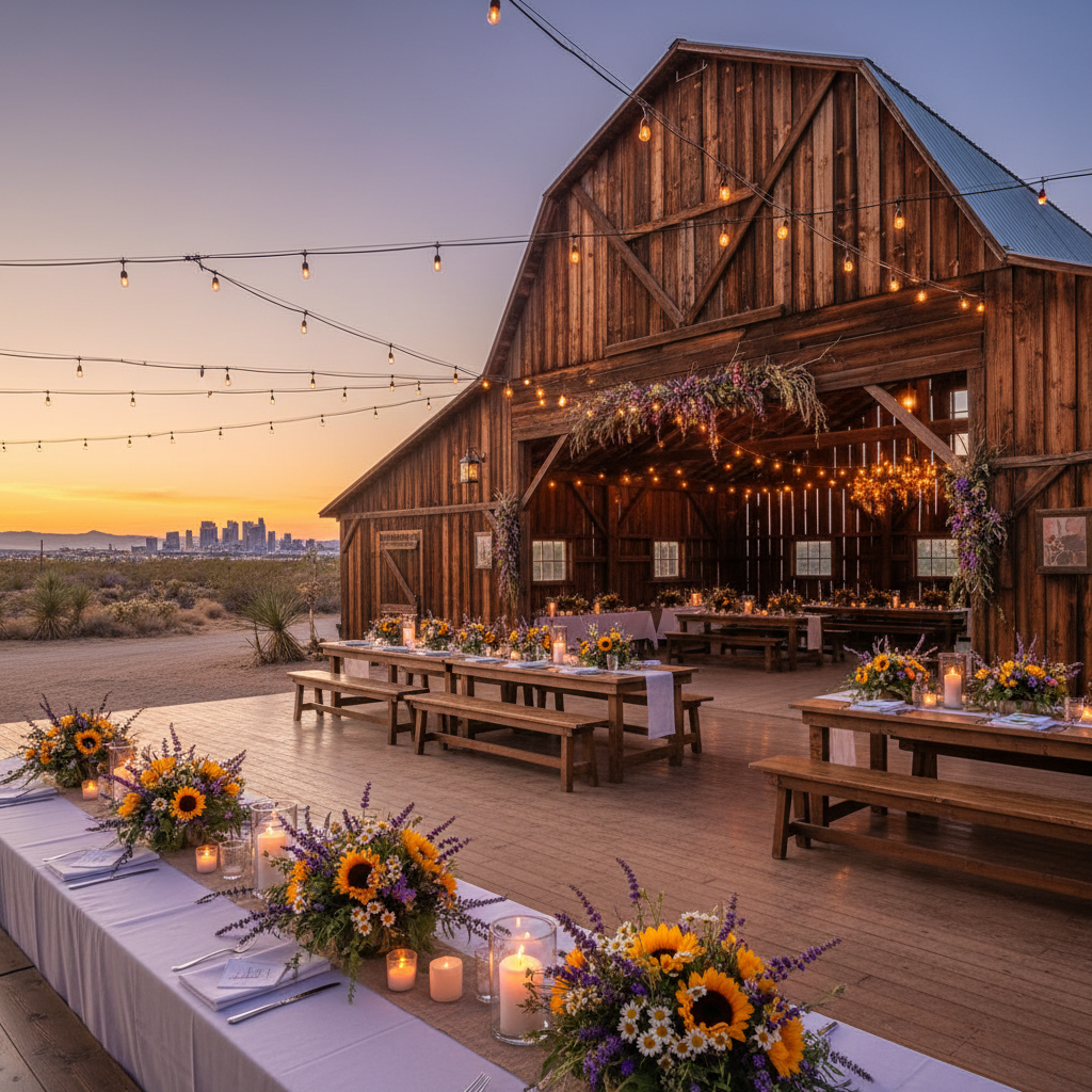 Why Choose a Barn Wedding Venue Near Las Vegas?