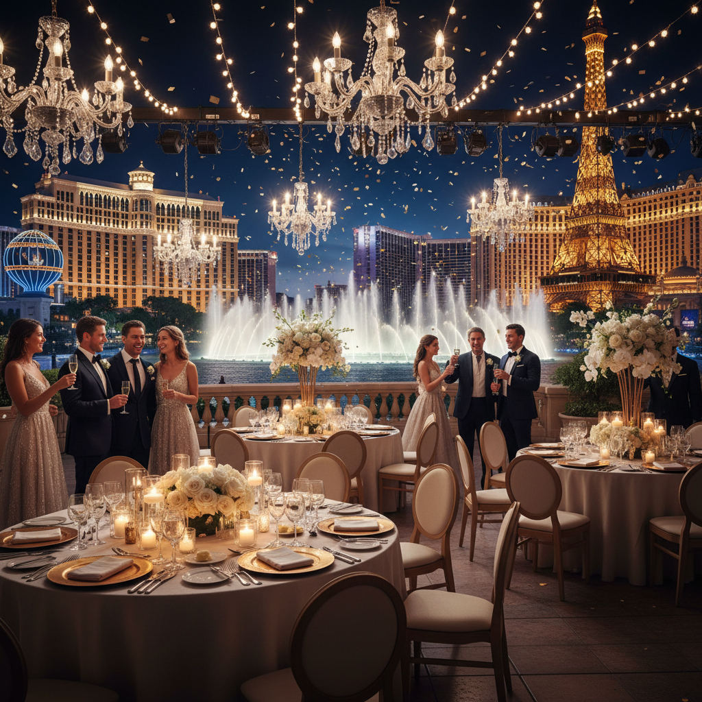 Why Choose a Las Vegas Strip Wedding Reception Venue?