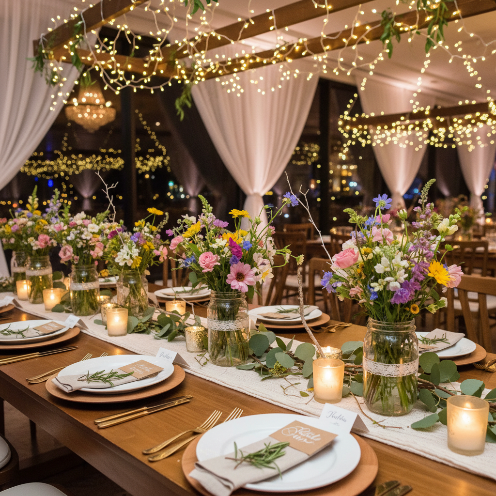 DIY Decorations and Creative Touches for a Budget-Friendly Wedding