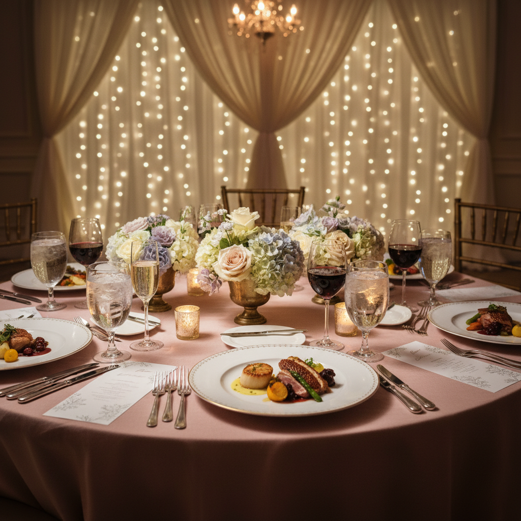 Catering and Menu Options for Small Weddings