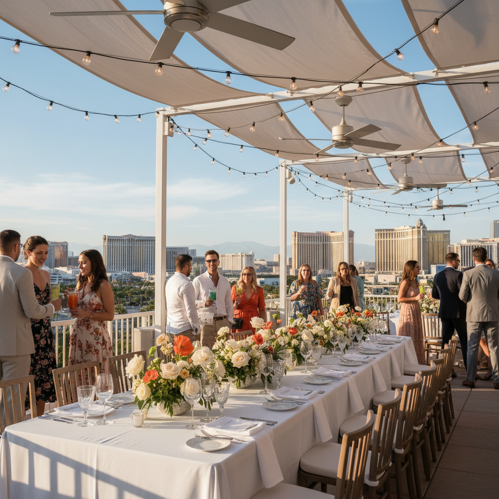 Weather Considerations for a Las Vegas Terrace Wedding