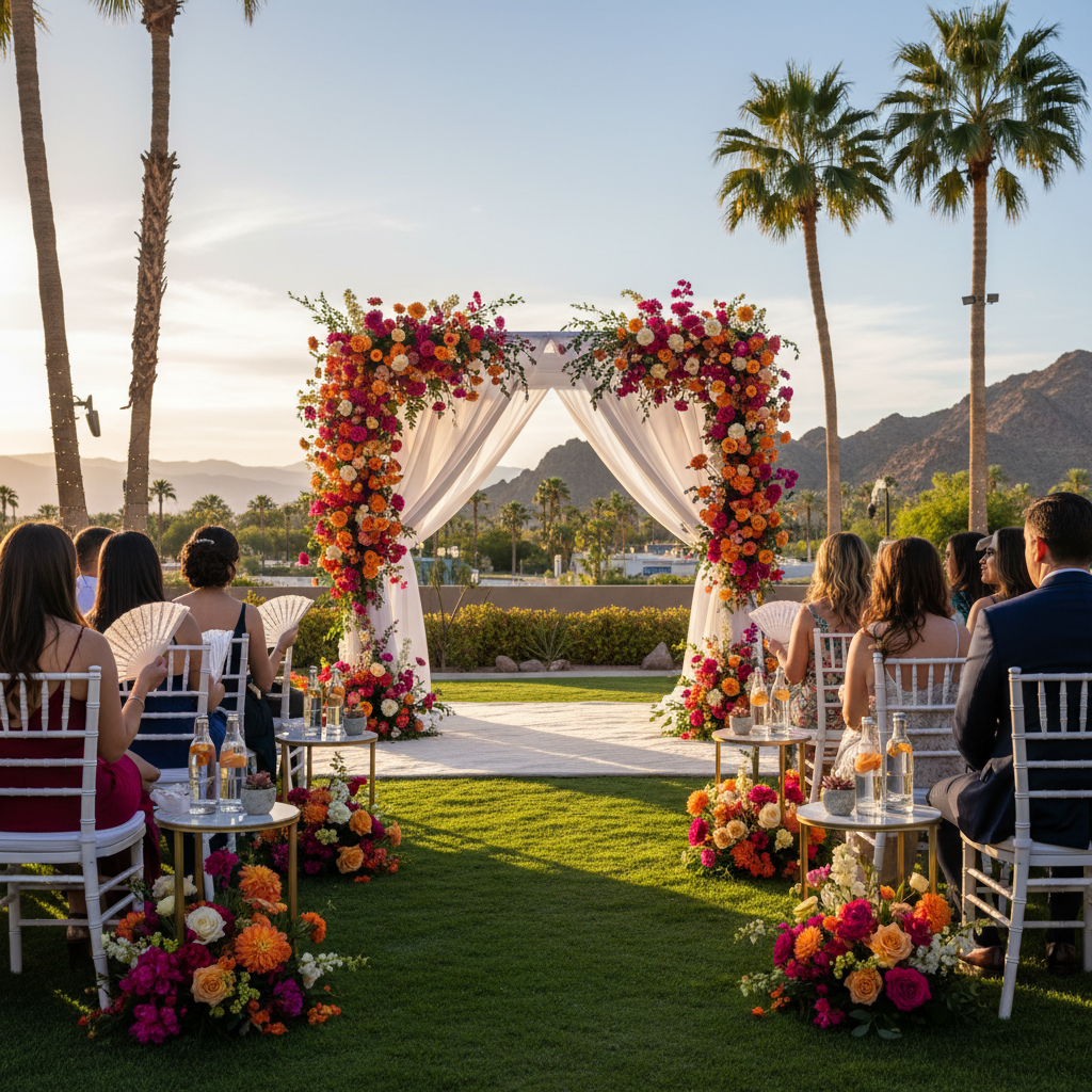 Dealing with Las Vegas Weather: Tips for Outdoor Weddings