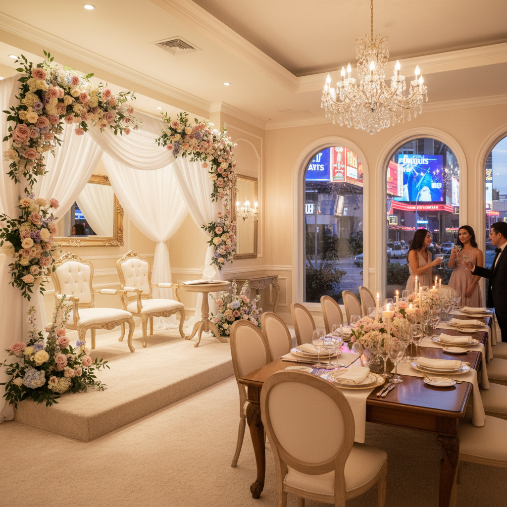 Why Choose a Las Vegas Wedding Chapel with Reception?