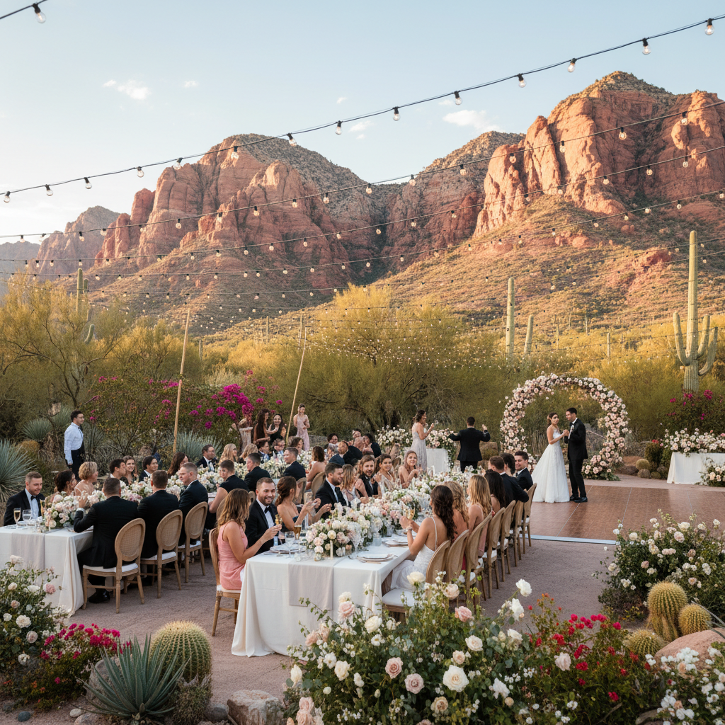 Why Choose an Outdoor Wedding Reception in Las Vegas?