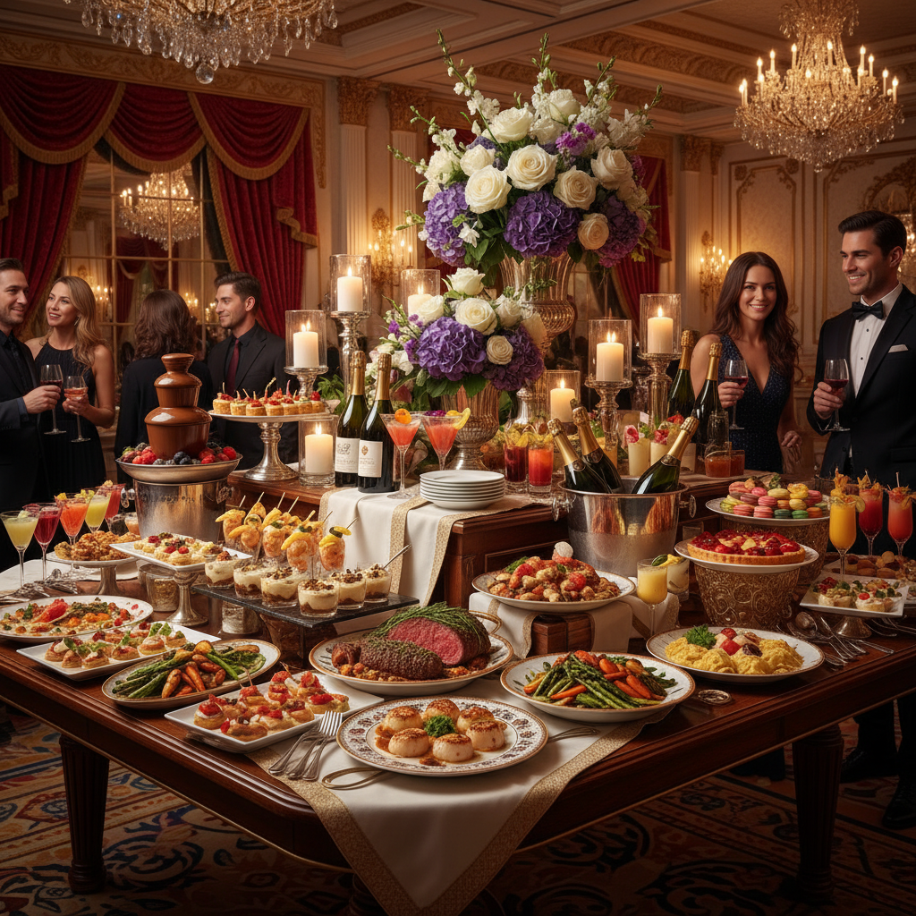 Catering and Beverage Options for Your Las Vegas Party